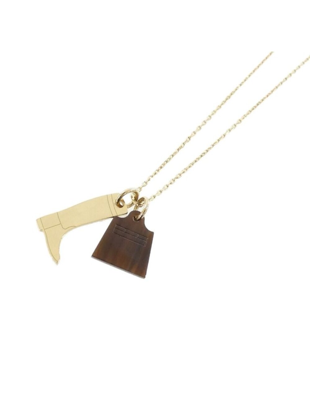 Hermes Amulette Maroquinier PM Necklace
